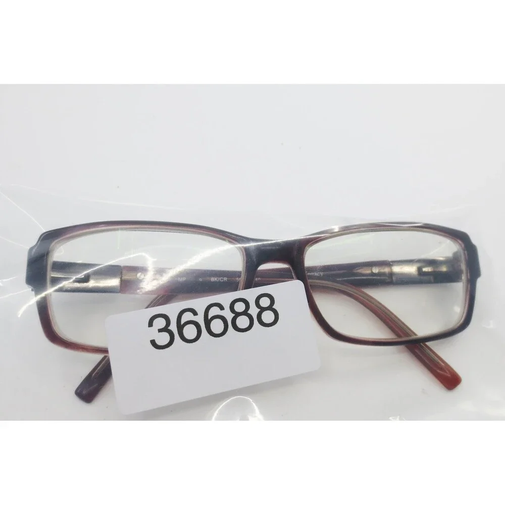 Legacy MP BK/CR Eyeglasses Frames Burgundy Black Tortoise Rectangular 55-16-140